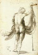 Albrecht Durer Female Nude from Behind oil painting